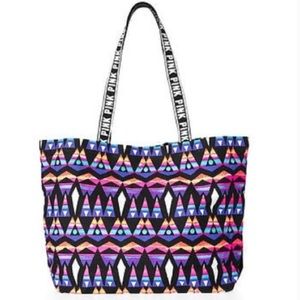 COPY - Pink Victoria Secret large Aztec Beach Tote